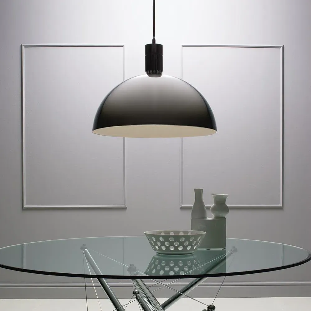 Pendant Light with Flood Beam - Chrome