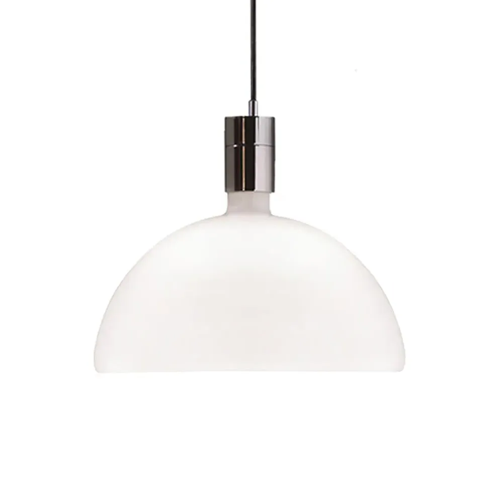Pendant Light with Flood Beam - Opal Glass image