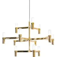 Pendant Light with Glass Diffusers - Polished