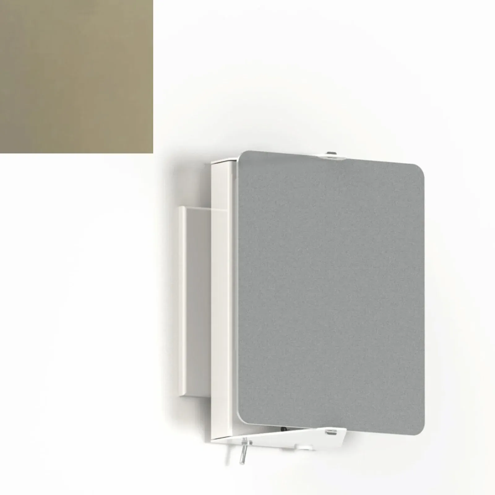 Single Wall Light with Pivoting Shade - Stainless