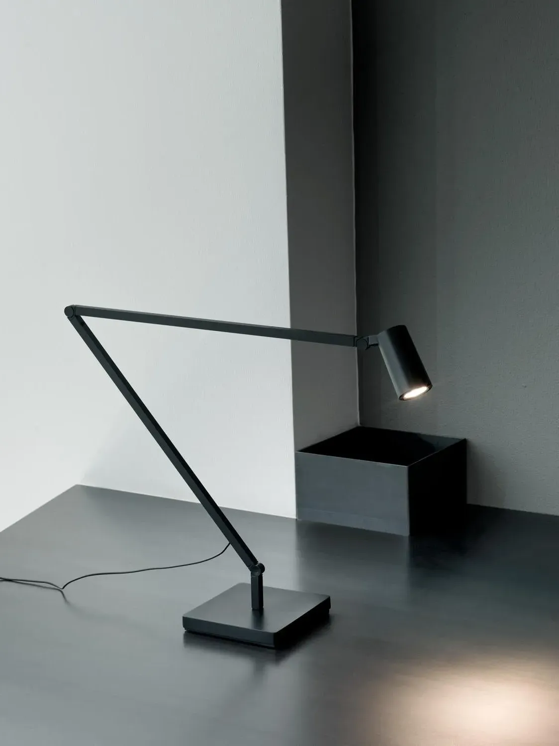 UntitLED Linear Desk Clamp Table Lamp 2700K - Black, Aluminum