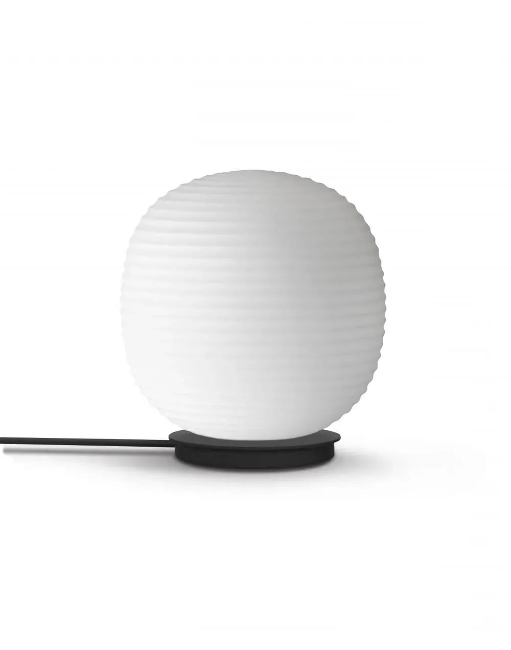 Lantern Medium Table Lamp - Black, Glass