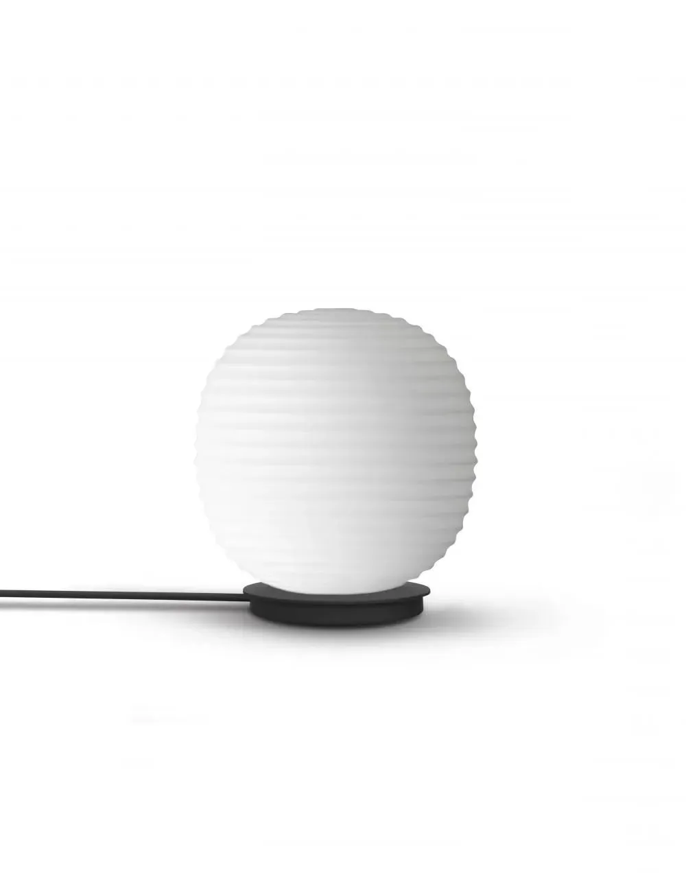 Lantern Small Table Lamp - Black, Glass image