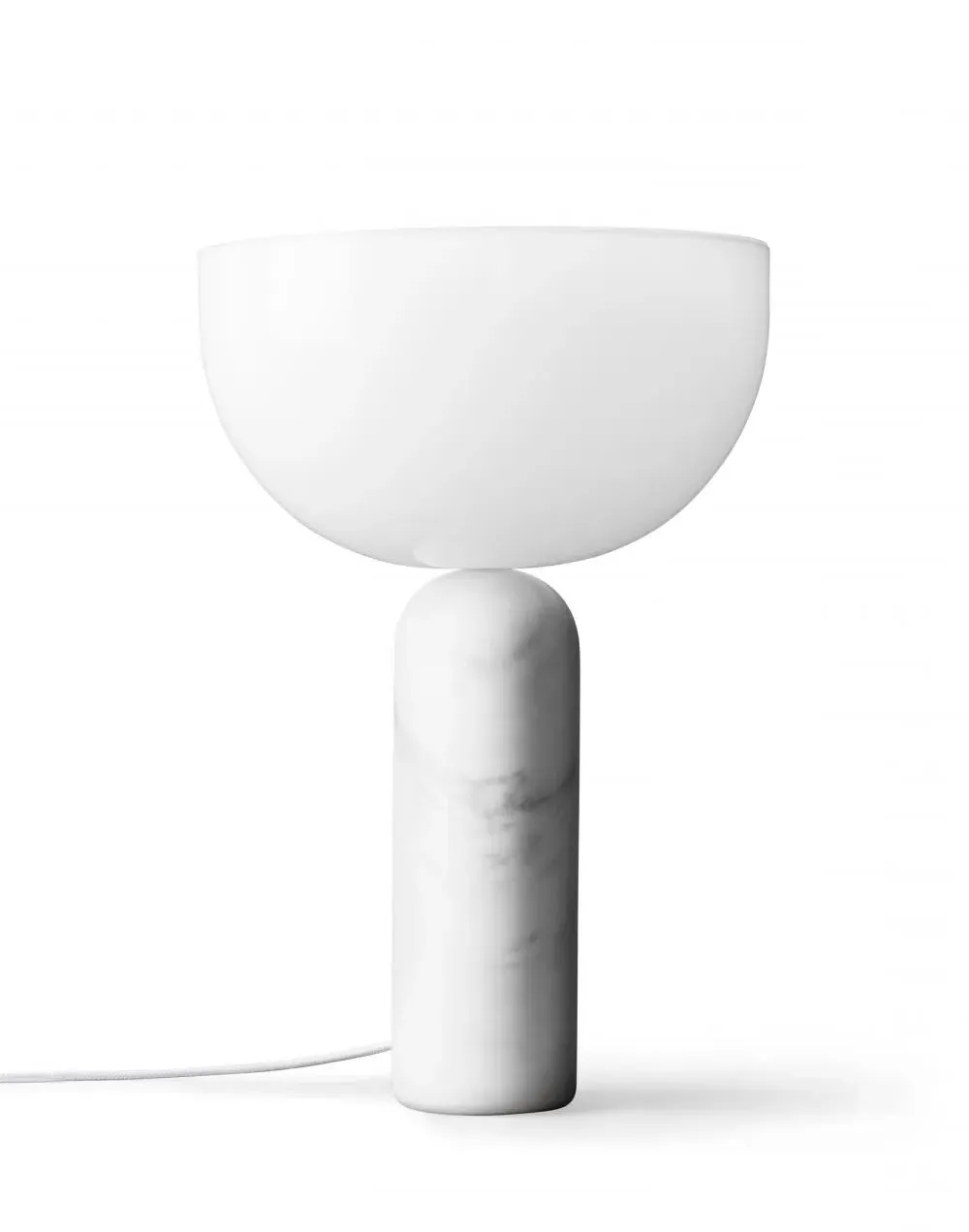 Large Table Lamp - White, Marble