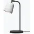 Material Table Lamp with Pivoting Head - White Marble