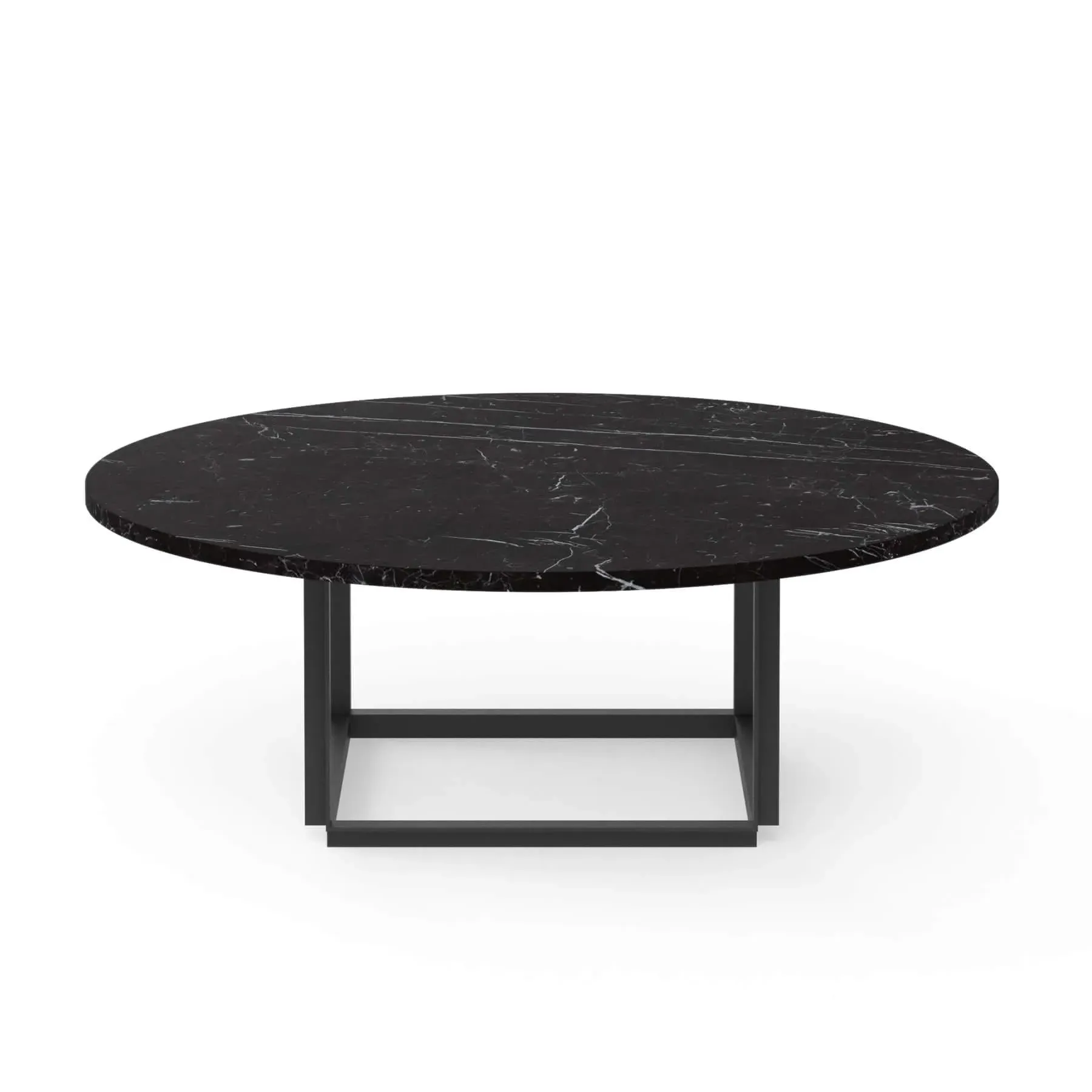 Round Coffee Table - Grey, Marble