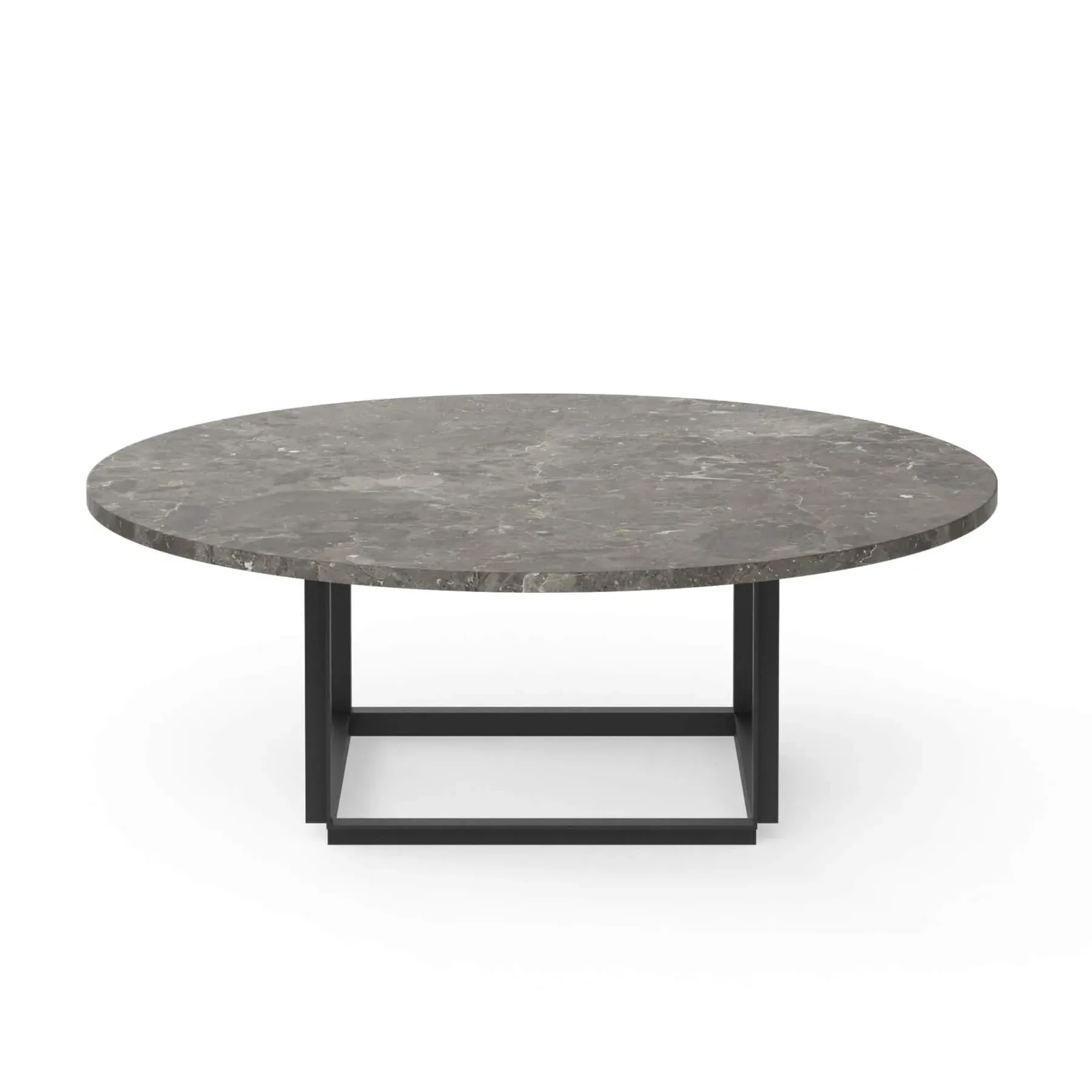 Round Coffee Table - Grey, Marble