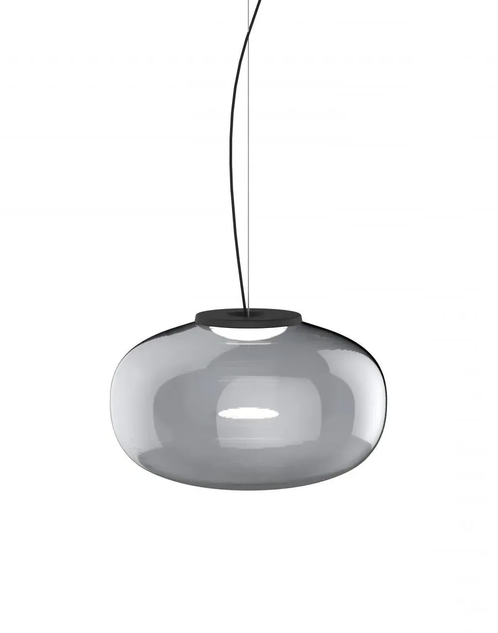 Small Pendant Light - White, Glass