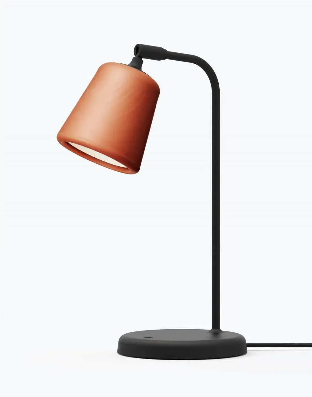 Table Lamp with Pivoting Head - Black, Terracotta