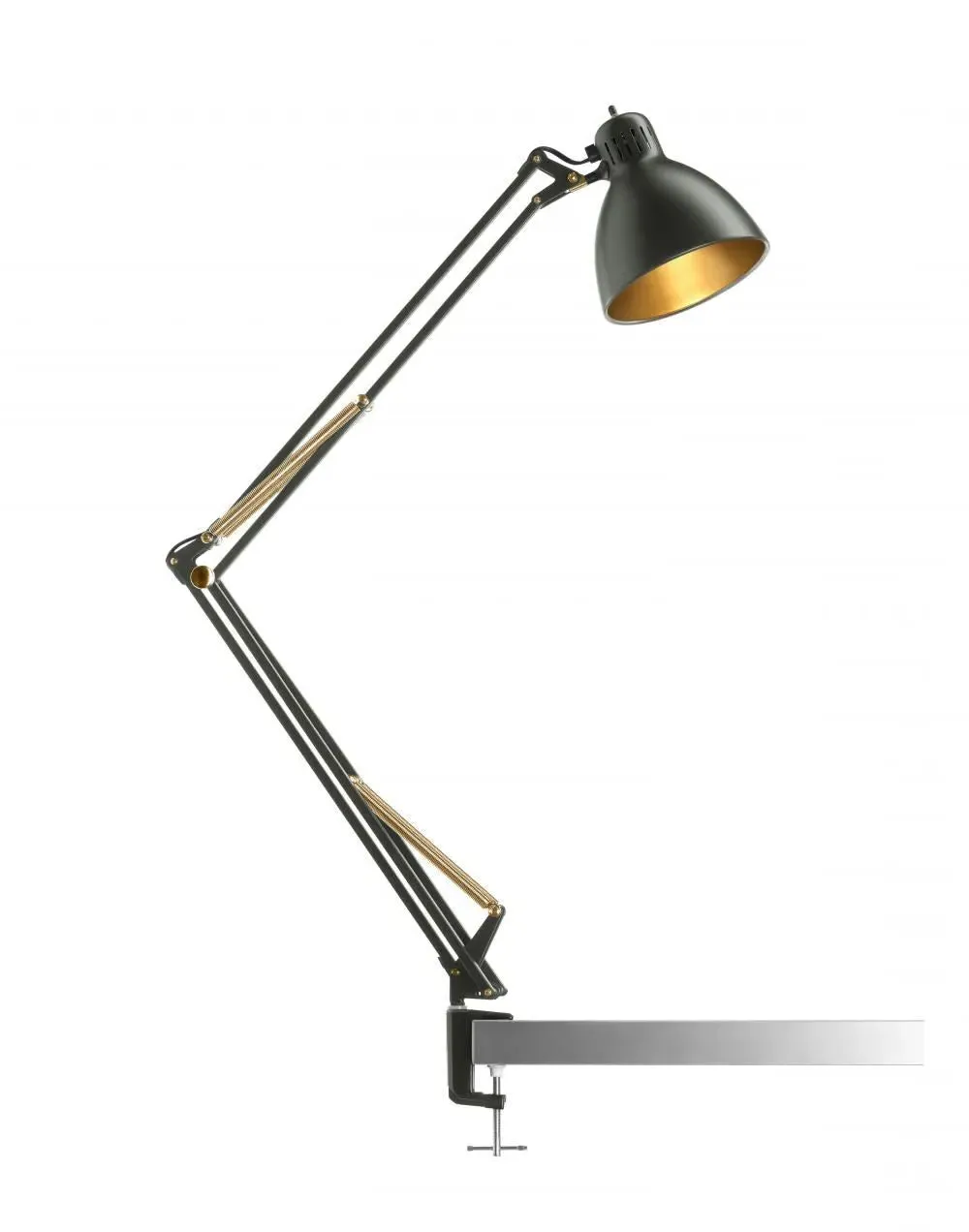 Archi T1 Table Wall Light with Clamp - Forest Green image