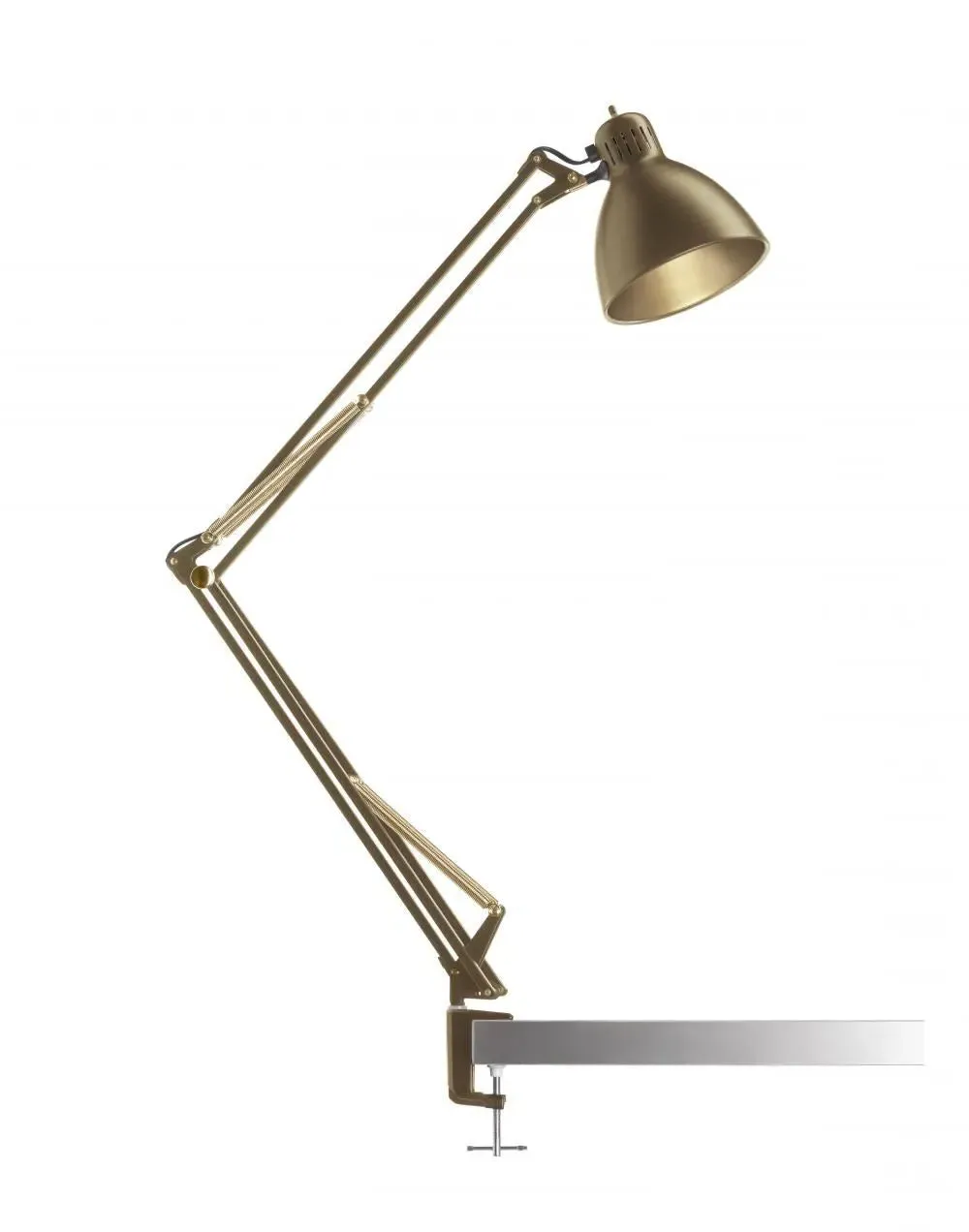 T1 Table Wall Light with Clamp - Brass image