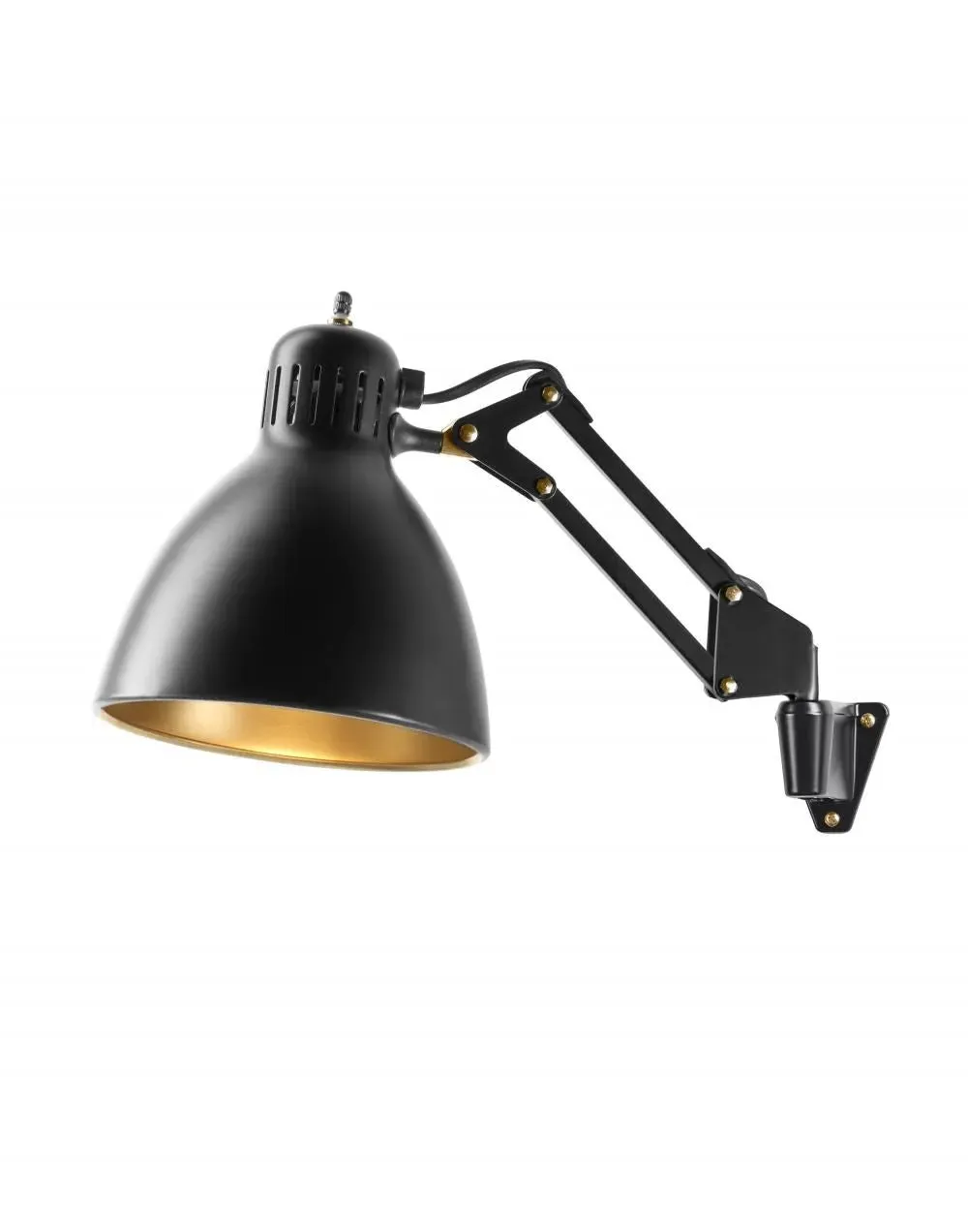 Wall Light with Adjustable Arm - Green