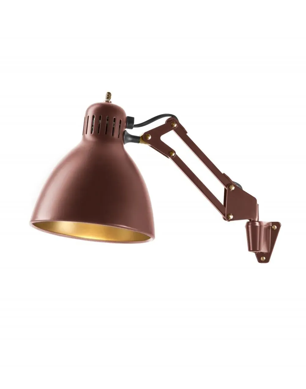 Wall Light with Adjustable Arm - Red