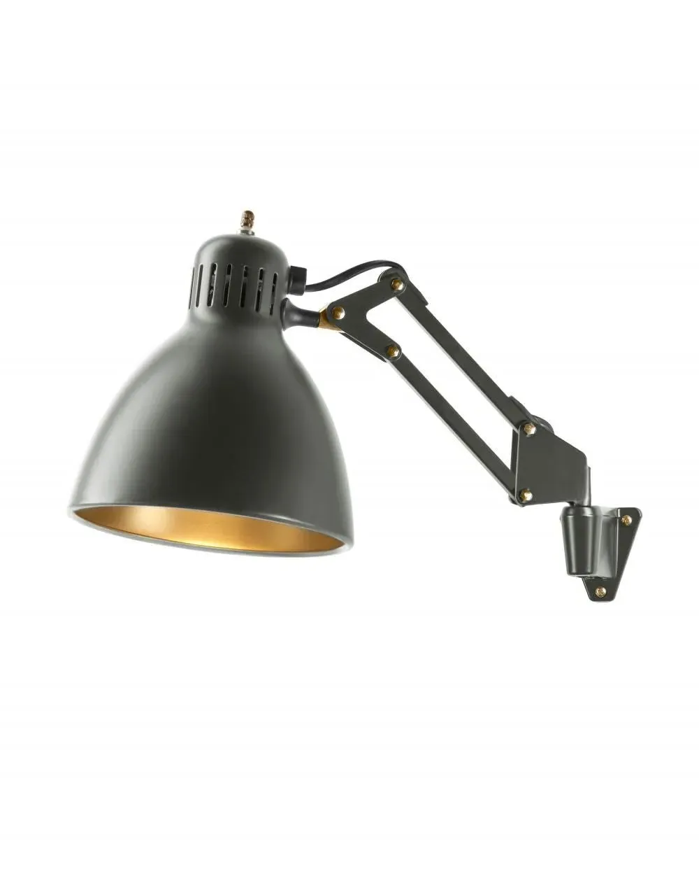 Wall Light with Adjustable Arm - White