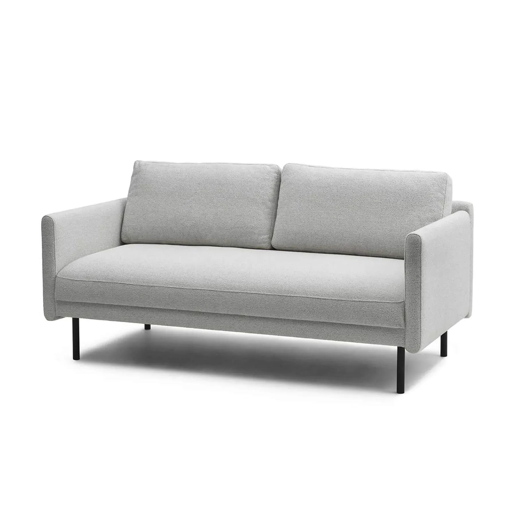 2-Seater Sofa with Steel Legs - Off White image
