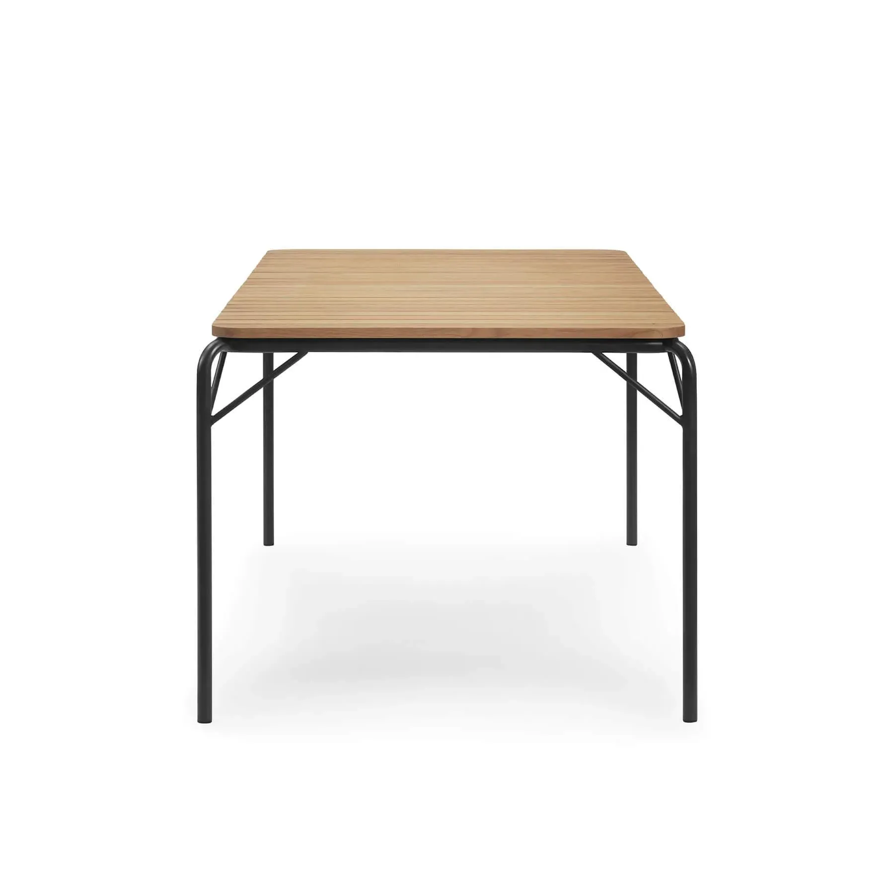 200cm Garden Table - Dark Green, Steel