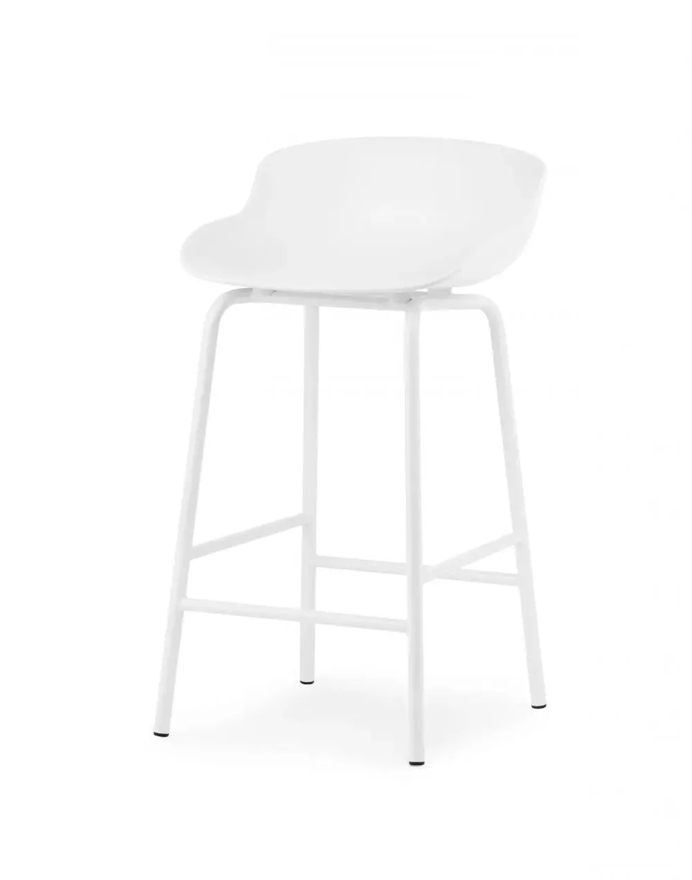 65cm Bar Stool with Curved Design - Olive