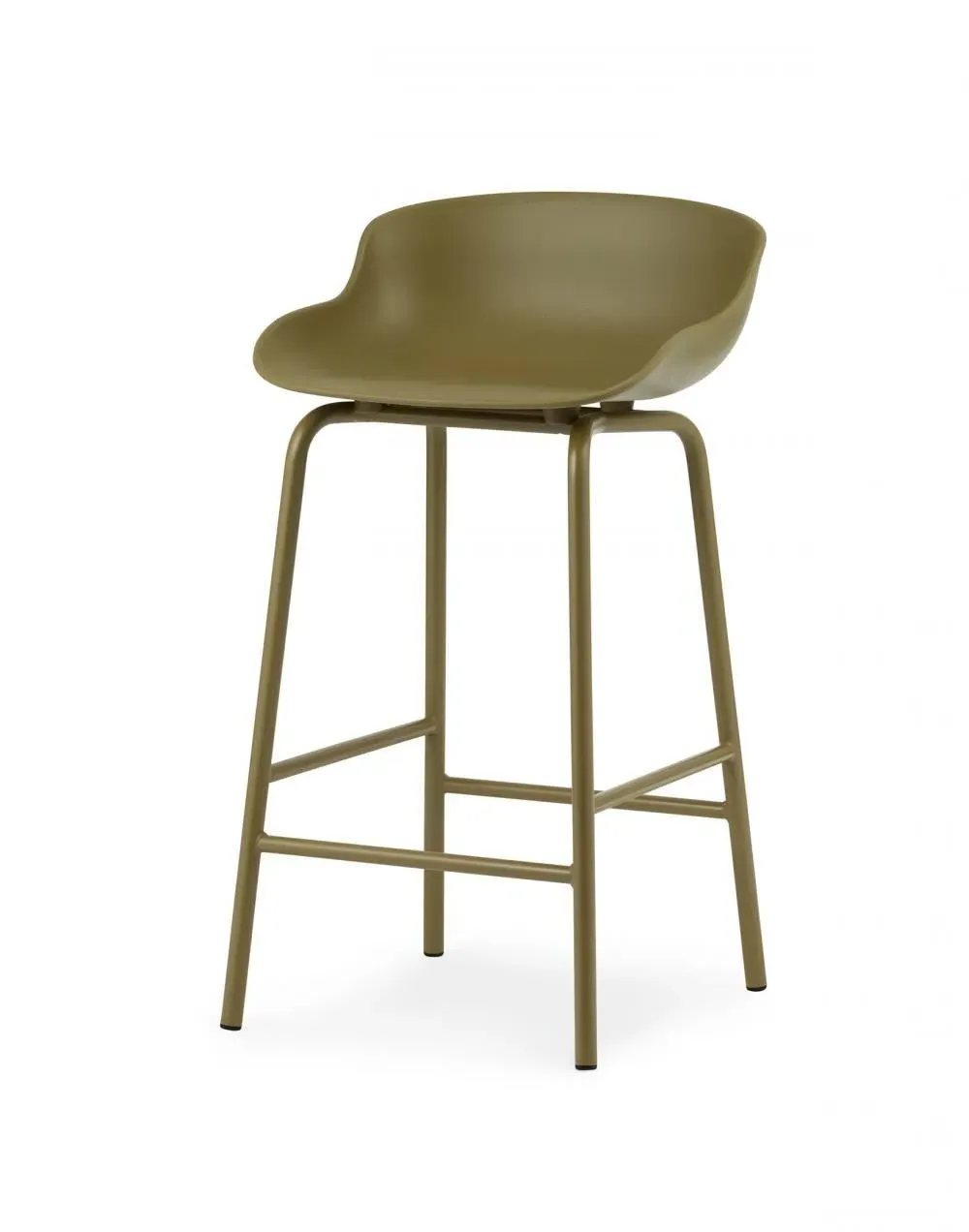 65cm Bar Stool with Curved Design - Sand