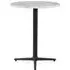 Allez 3L Round Dining Table - White, Marble