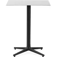 Allez 4L Square Dining Table - White, Marble