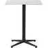 Allez 4L Square Dining Table - White, Marble
