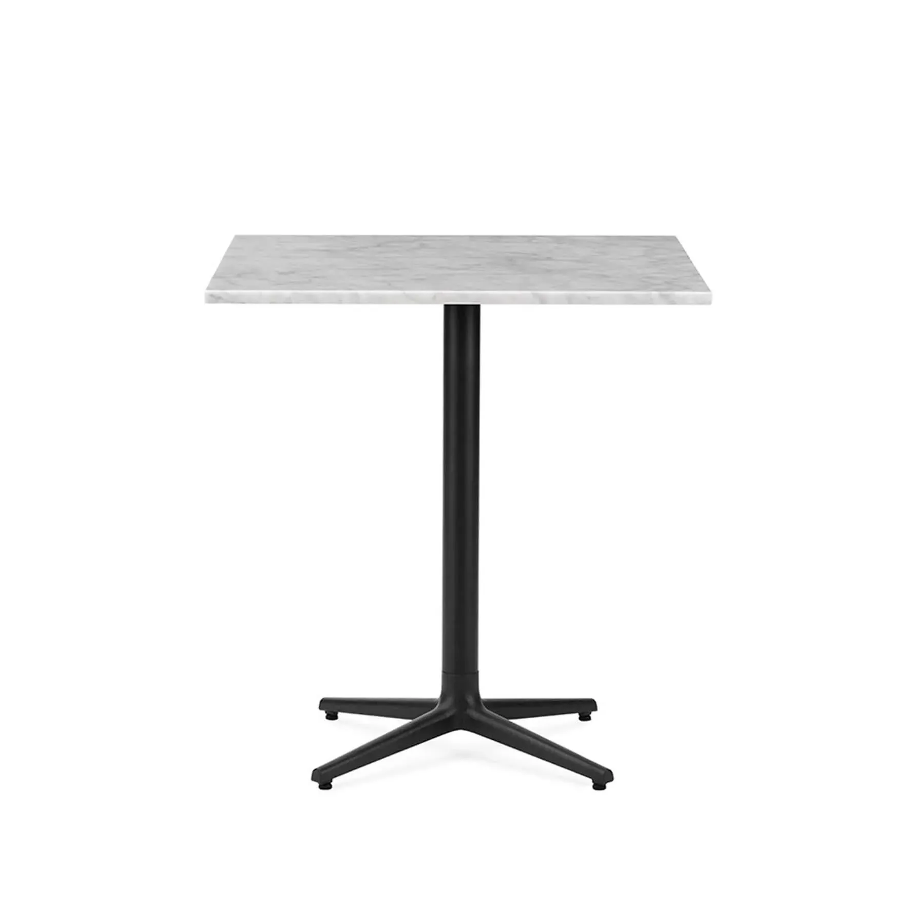 Allez 4L Square Dining Table - White, Marble