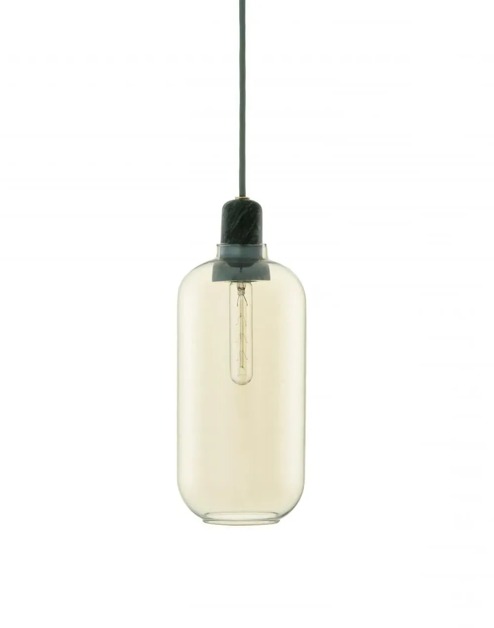 Amp Large Pendant Light - Gold, Glass image