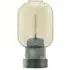 Amp Table Lamp - Gold, Glass