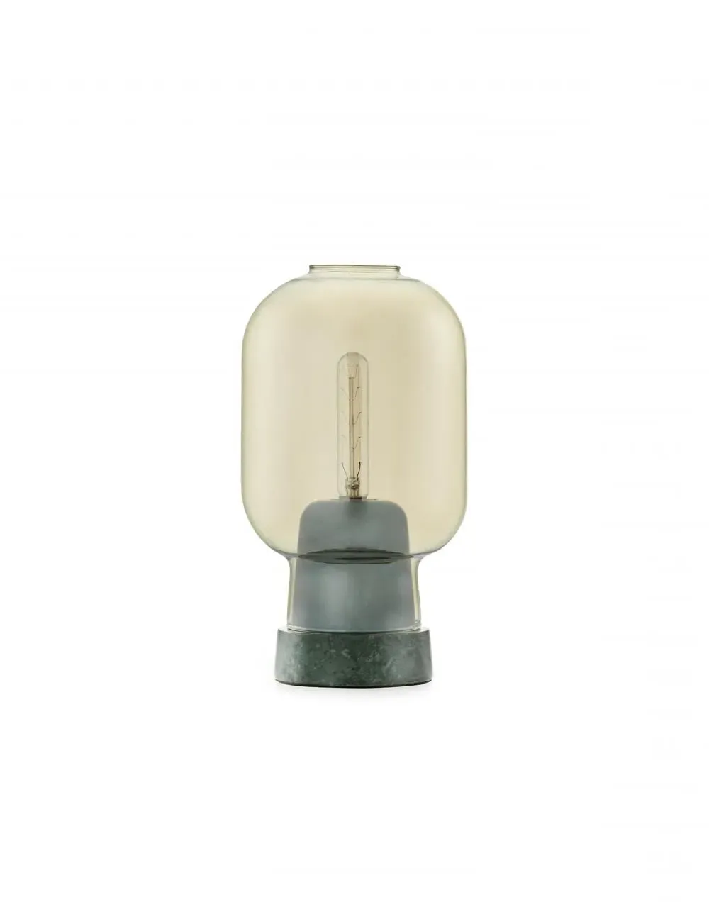 Amp Table Lamp - Gold, Glass image