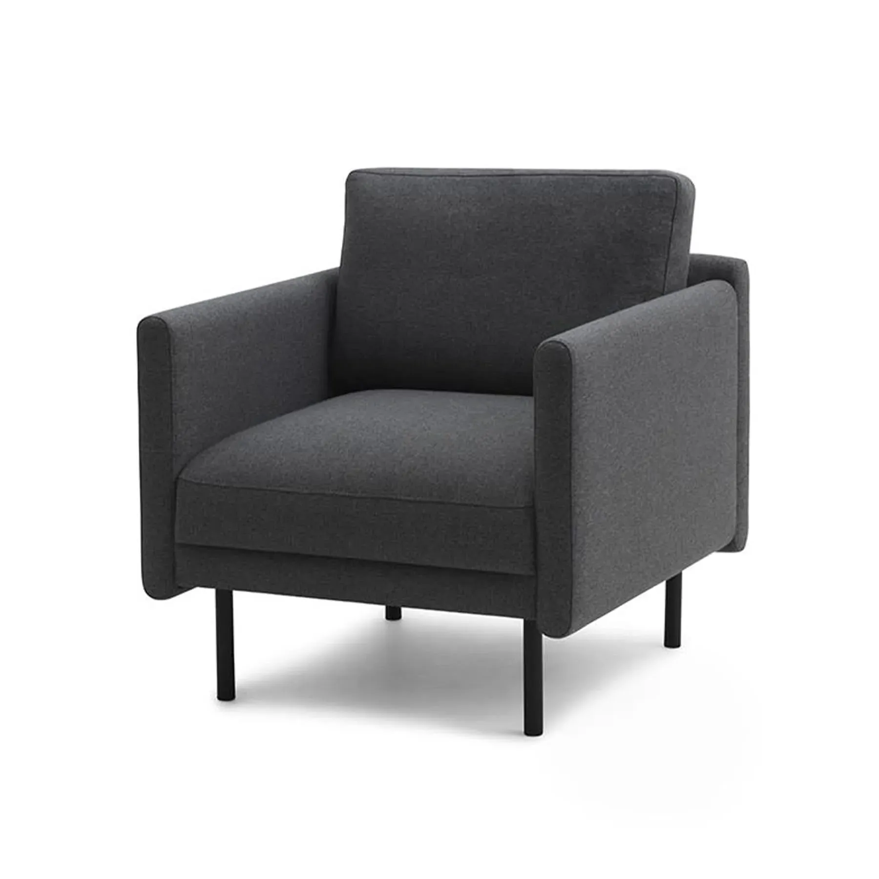 Armchair with Wooden Frame - Cognac, Leather