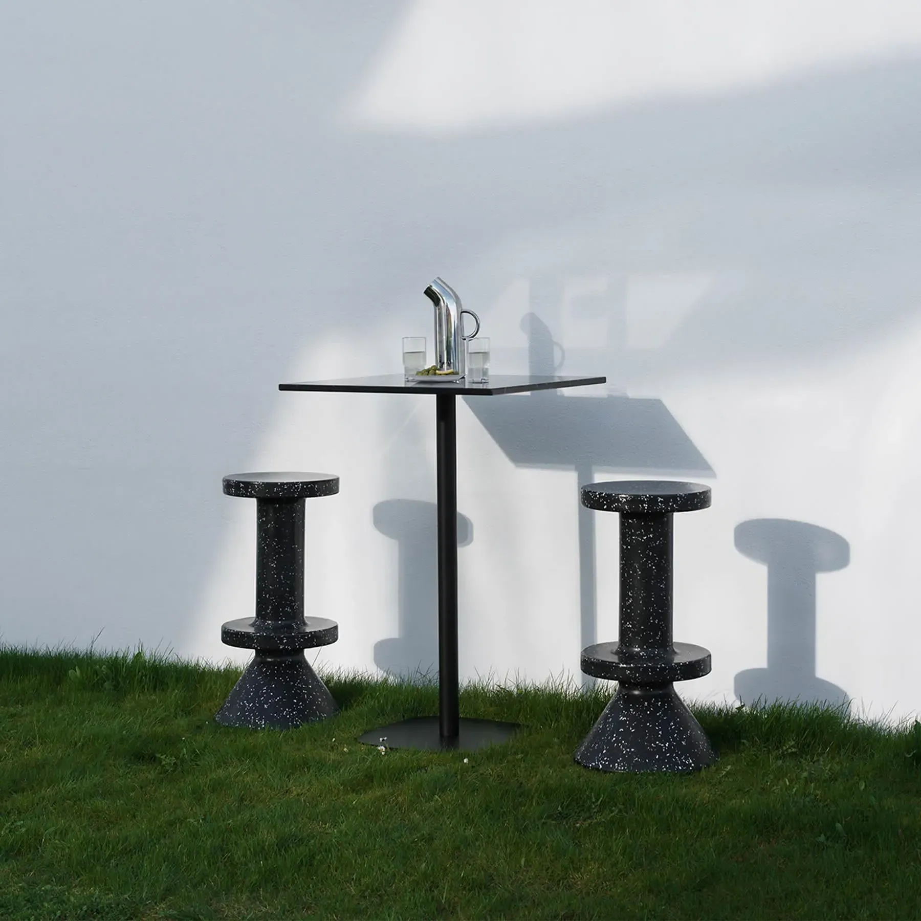 Bit Bar Stool - Black, Recycled Plastic