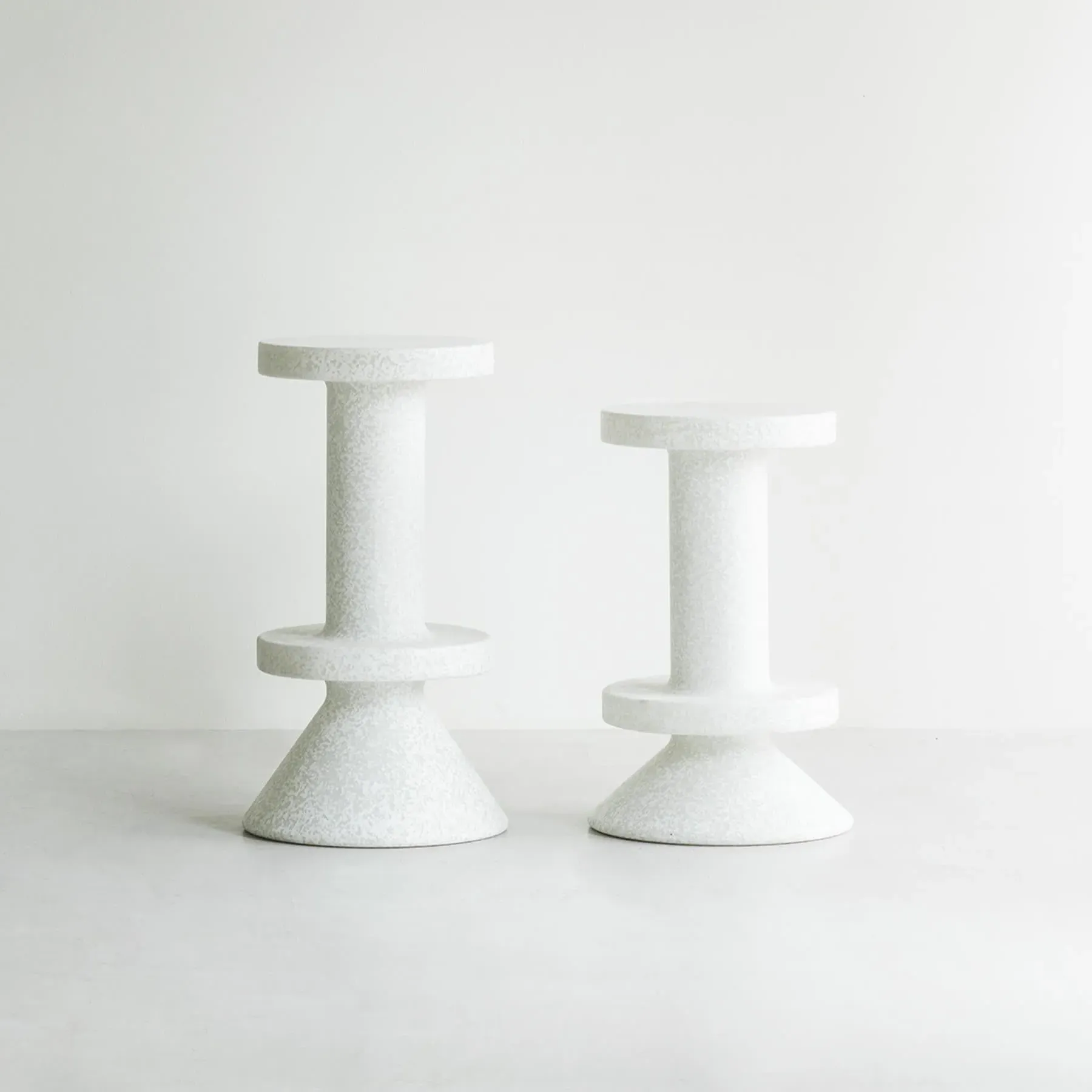 Bit Bar Stool - White, Recycled Plastic