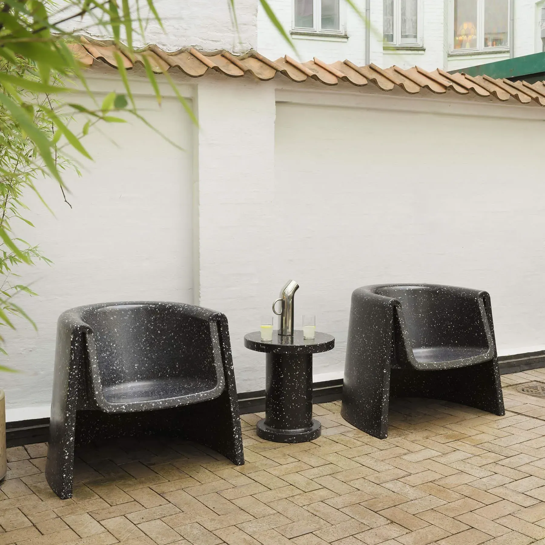 Bit Coffee Table - Black, Recycled Plastic