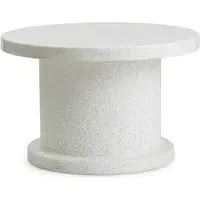 Bit Coffee Table - White, Recycled Plastic