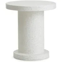Bit Side Table - White, Recycled Plastic