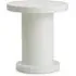Bit Side Table - White, Recycled Plastic