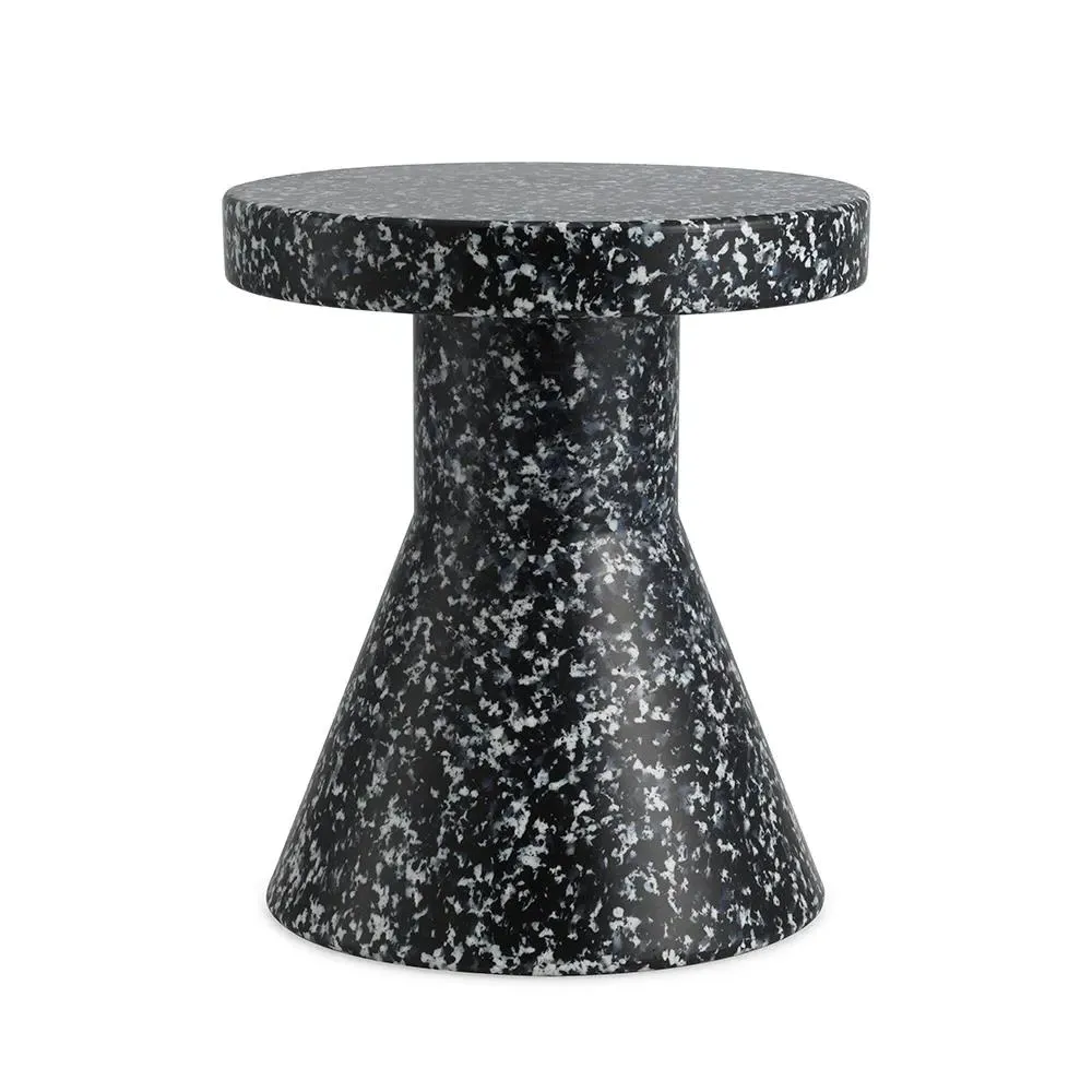 Bit Stool - White, Recycled Plastic