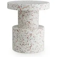 Bit Stool - White, Recycled Plastic