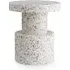 Bit Stool - White, Recycled Plastic