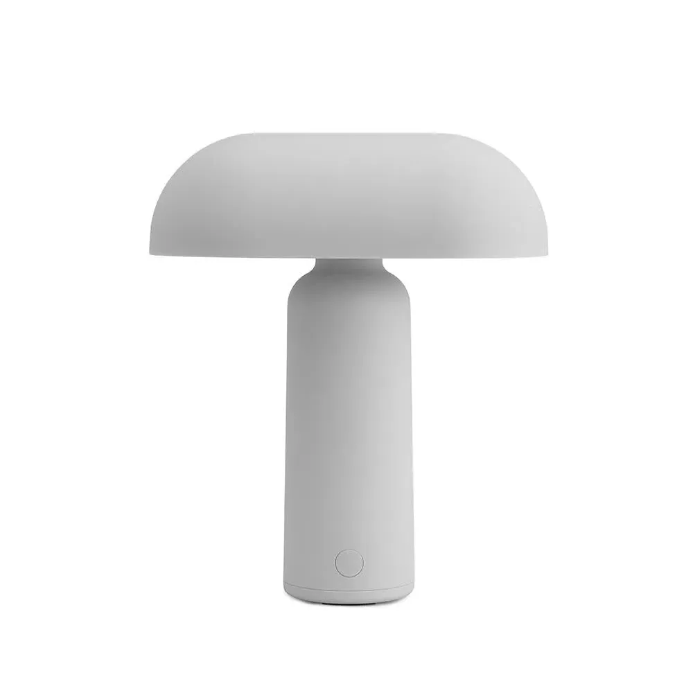 Cordless Table Lamp with Adjustable Shade - Grey image
