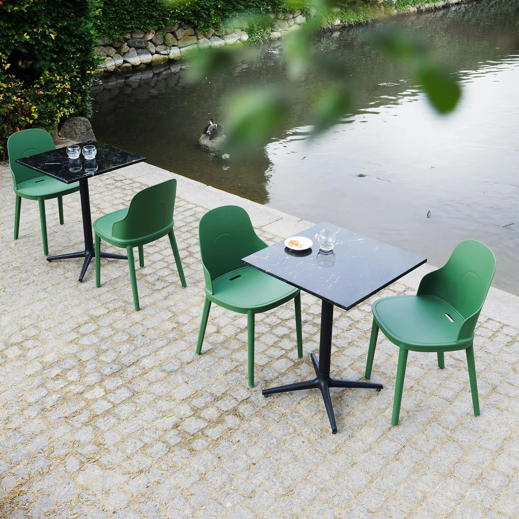 Dining Chair - Grey, Polypropylene