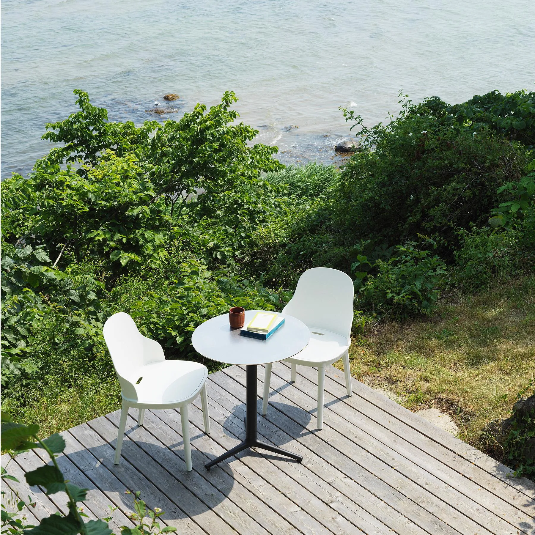 Dining Chair - Grey, Polypropylene