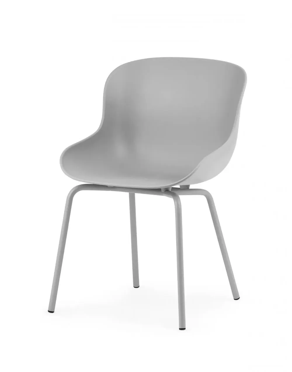 Dining Chair with Organic Curves - Olive