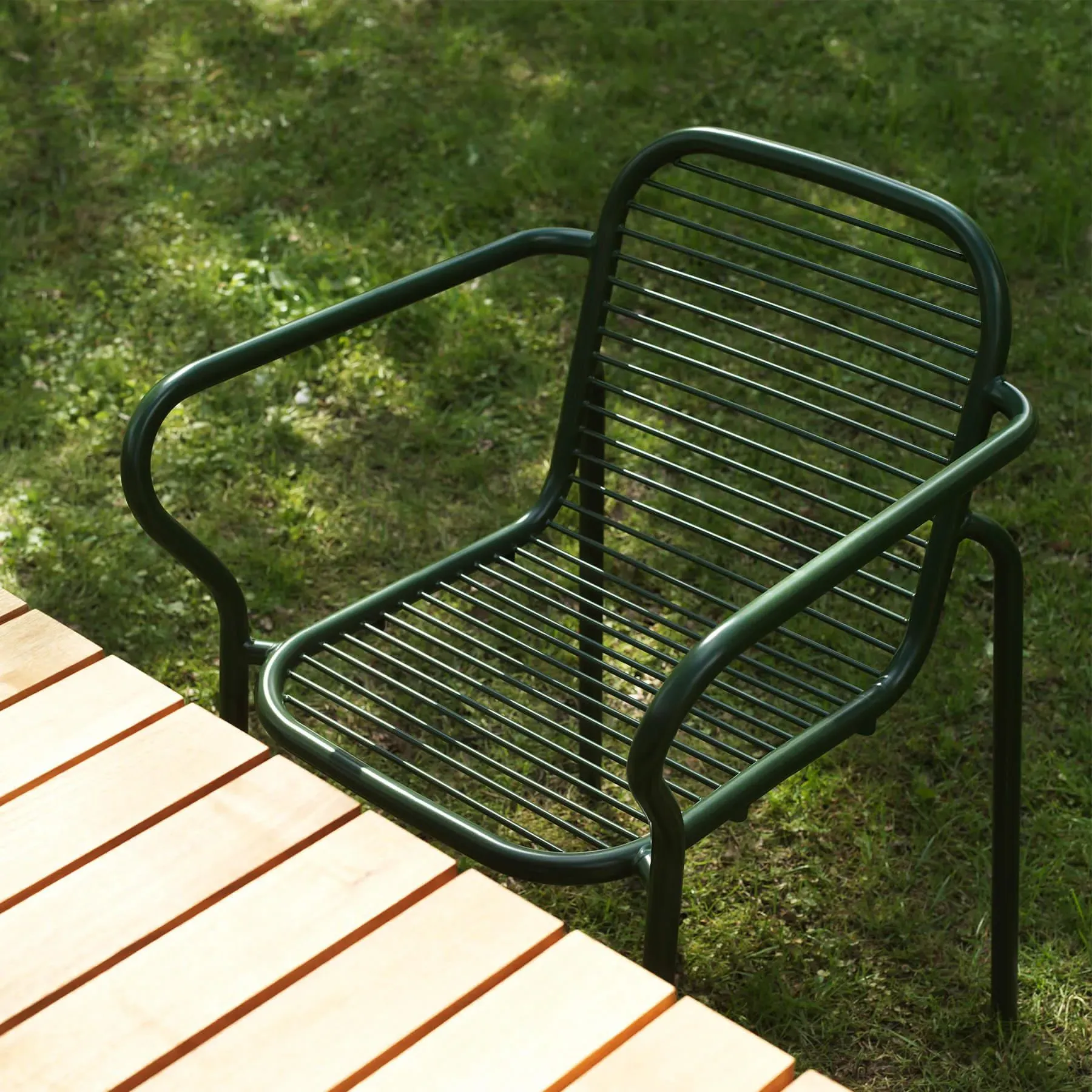 Garden Armchair - Dark Green, Steel
