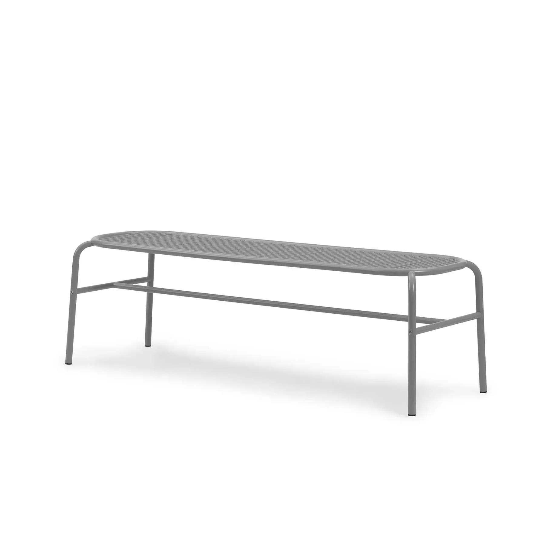 Garden Bench with Wood Seat - Dark Green, Steel