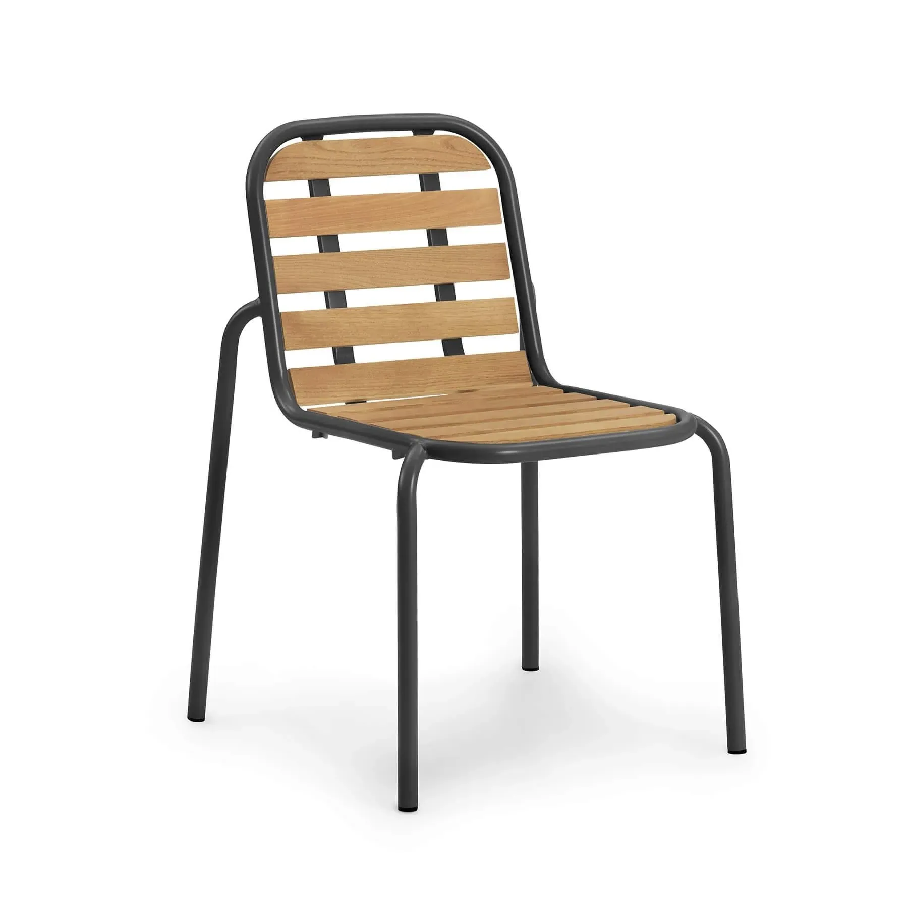 Garden Chair with Powder Coating - Black, Steel image