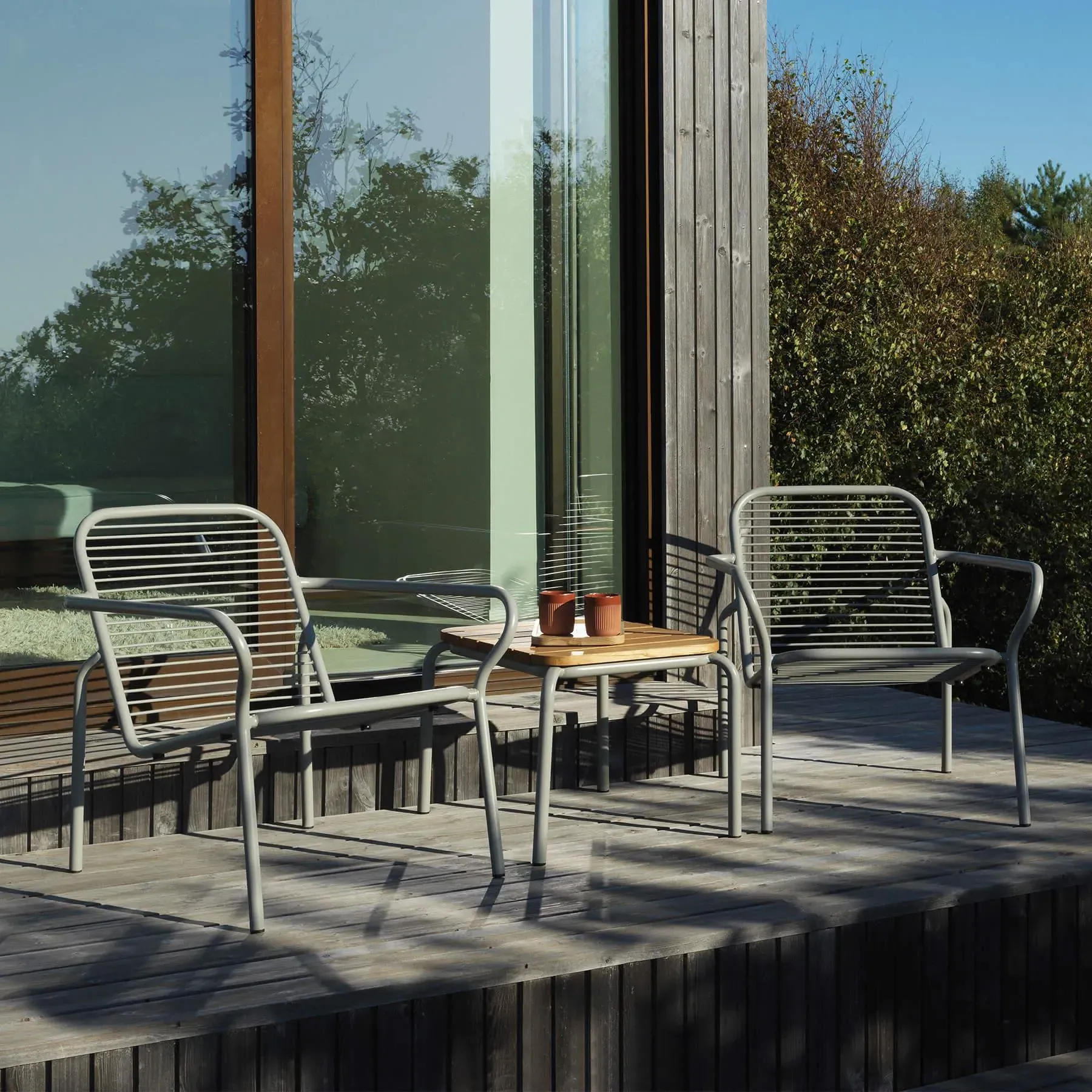 Garden Lounge Chair - Black