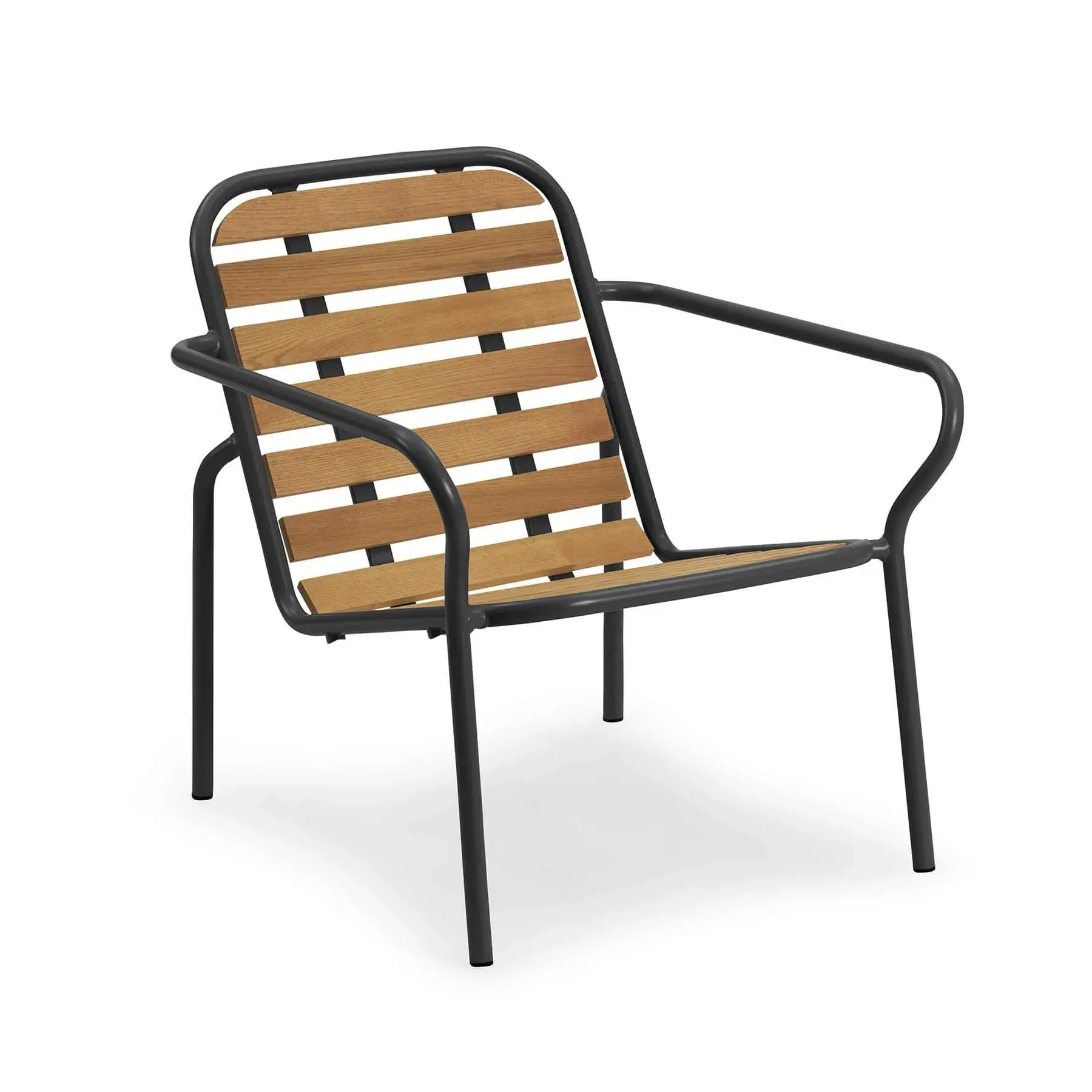 Garden Lounge Chair - Grey, Steel