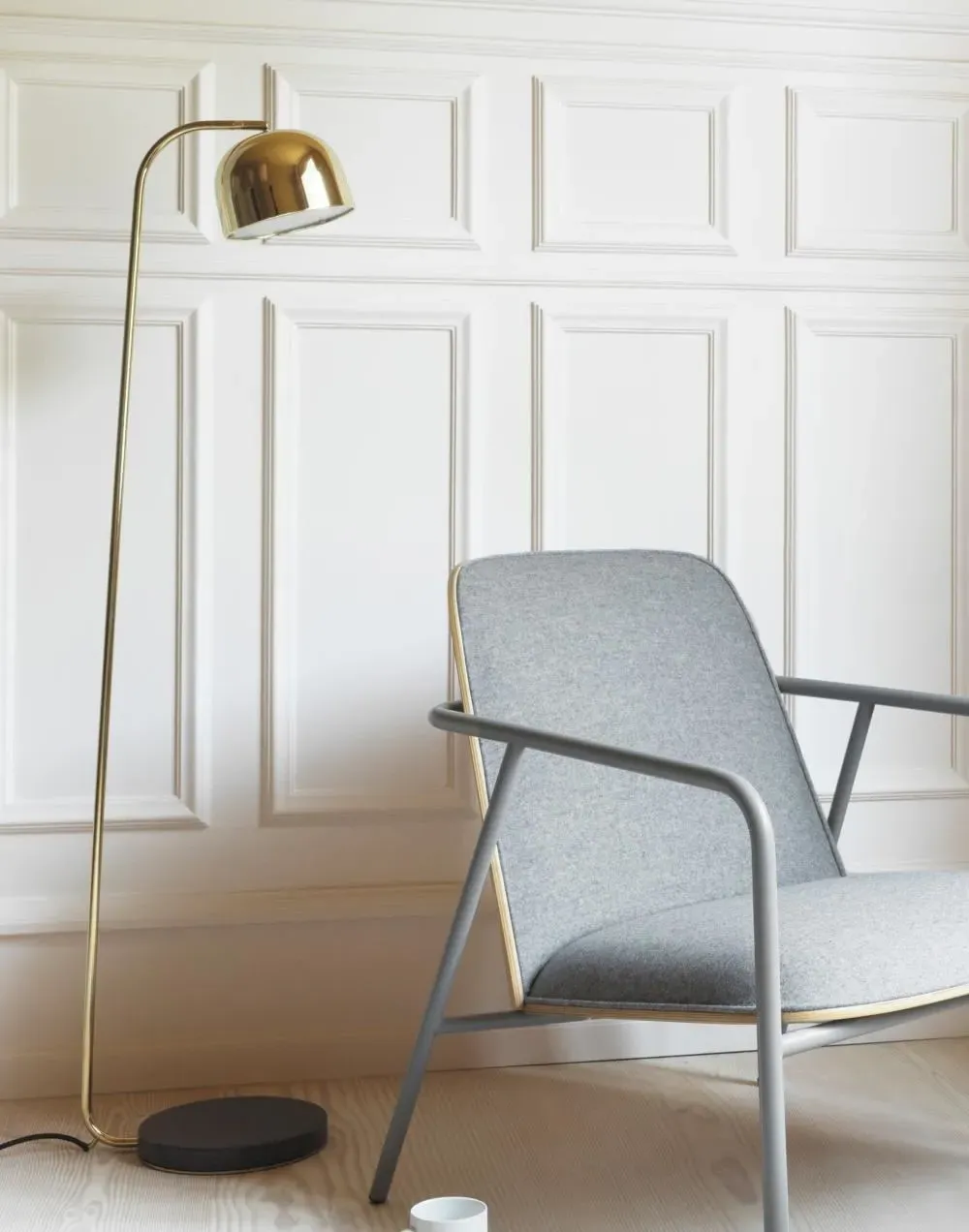 Grant Floor Lamp - Brass