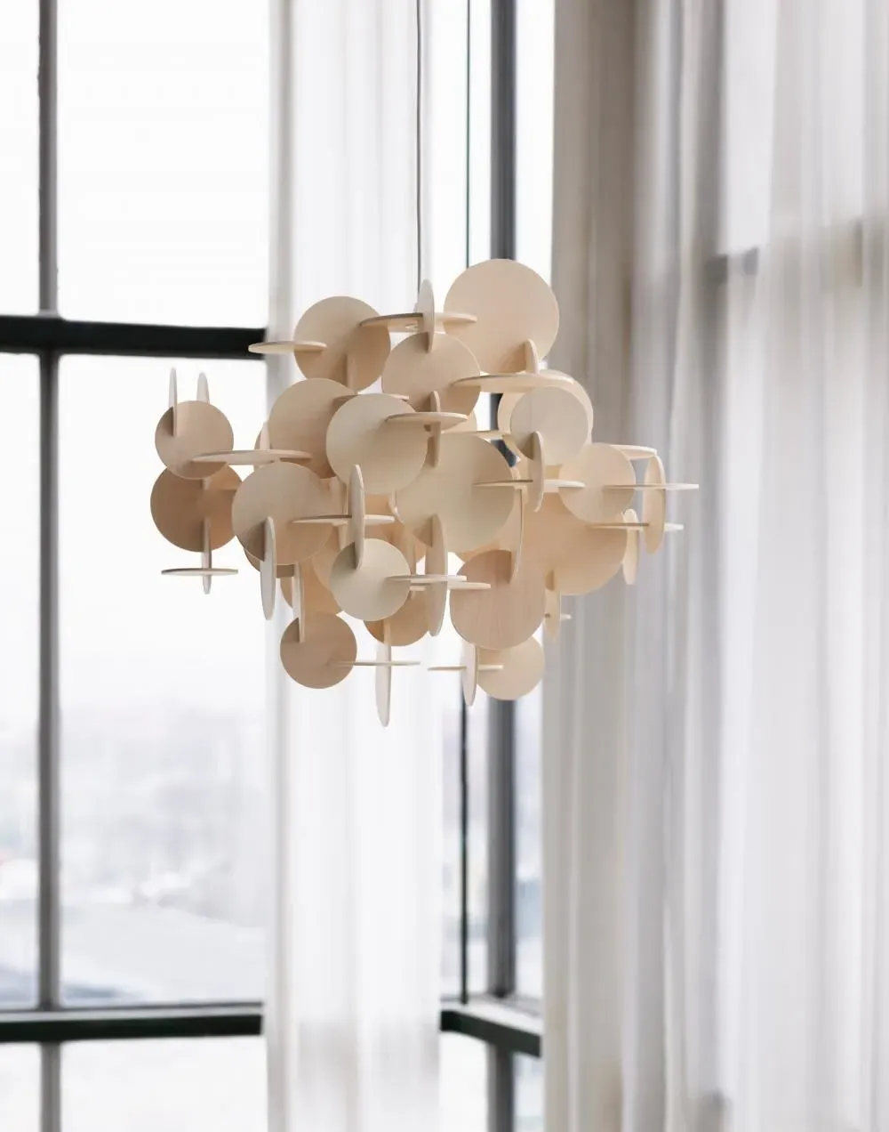 Large Bau Chandelier - Geometric Design